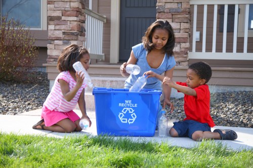 Efficient waste disposal using archway