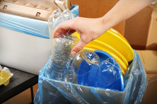 Variety of office items cleared by professionals