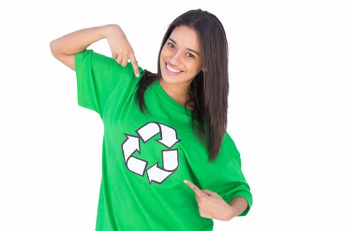 Recycling efforts in Archway